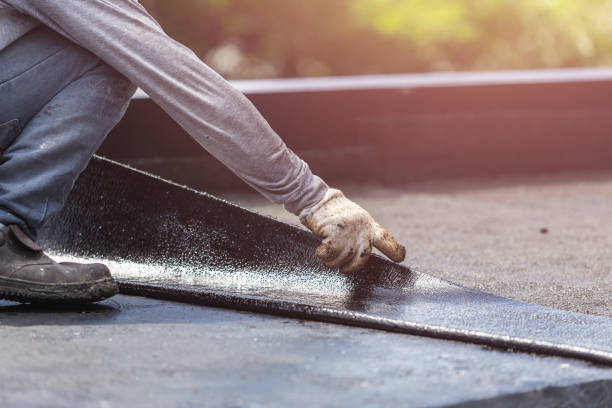 Professional Waterproofing technician working in Anna, OH